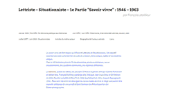 Desktop Screenshot of lettriste-situationniste.com